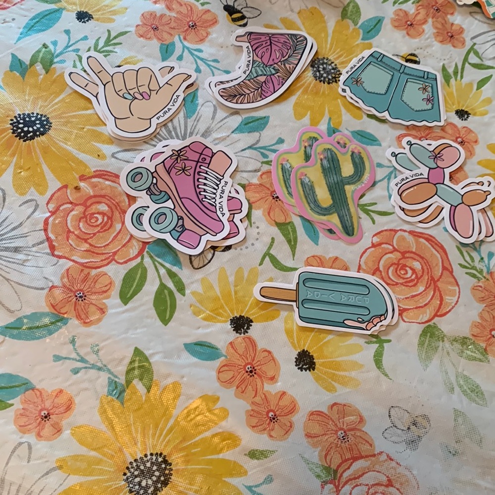 Pura vida stickers